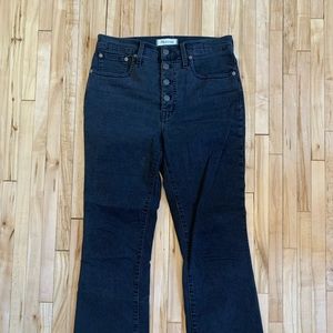 Madewell Cali Demi Boot vintage black jeans